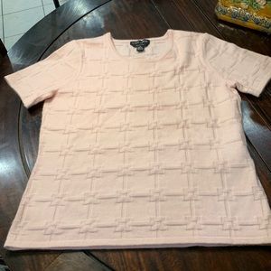 Casual Corner cashmere pink sweater size small
